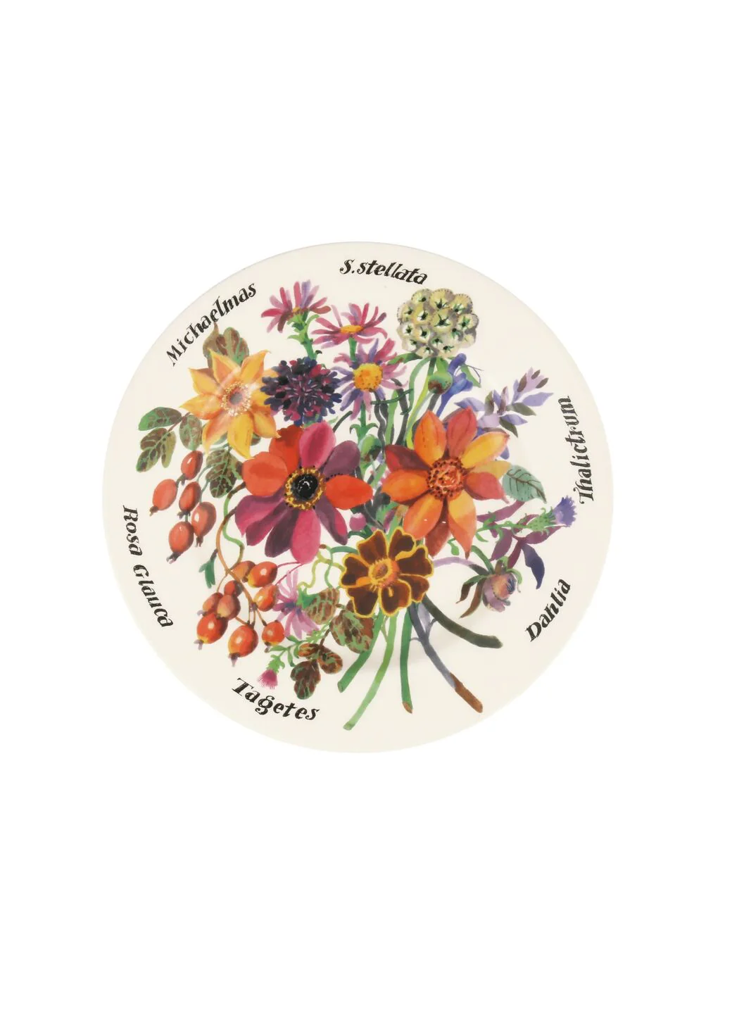Autumn Flowers Medium Dinner Plate, 8.5 Inch - Image 2