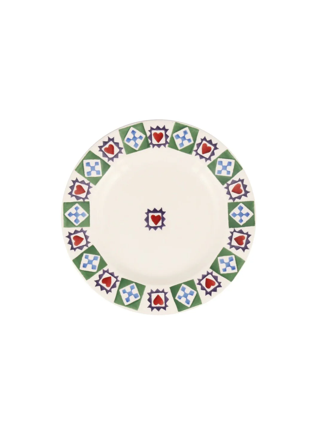 Christmas Quilt Small Side Plate, 6.5 Inch - Image 2