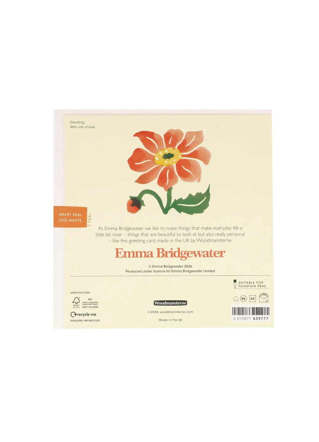Dahlia Mother's Day Card - Image 2