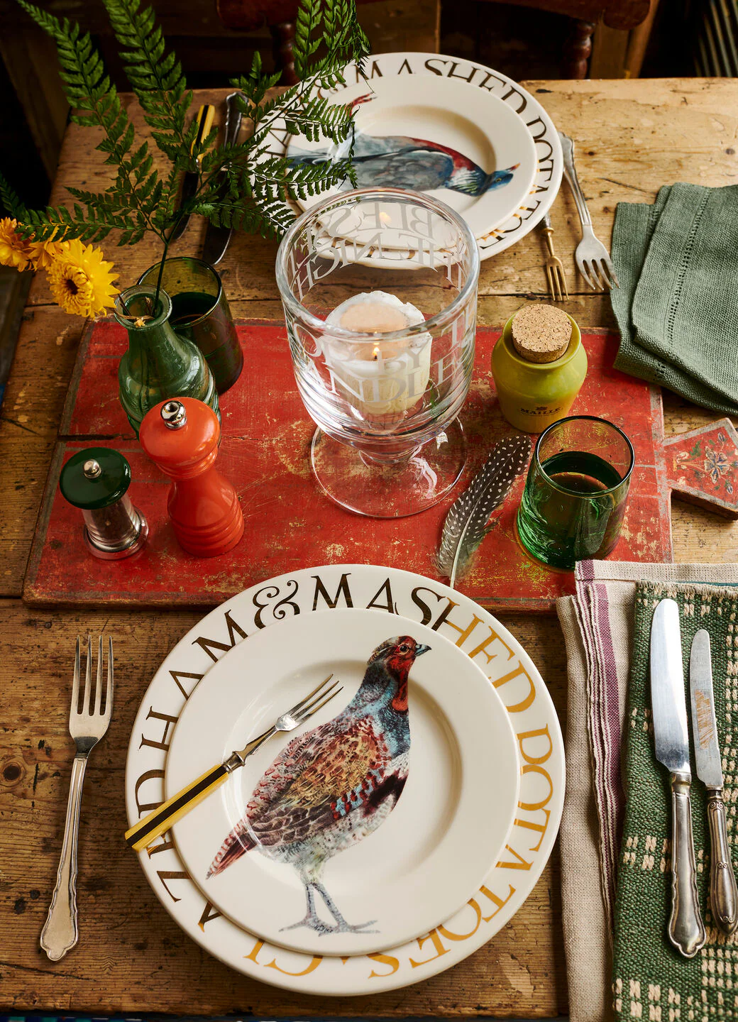 Gold Toast Glazed Ham Large Dinner Plate, 10.5 Inch - Image 5