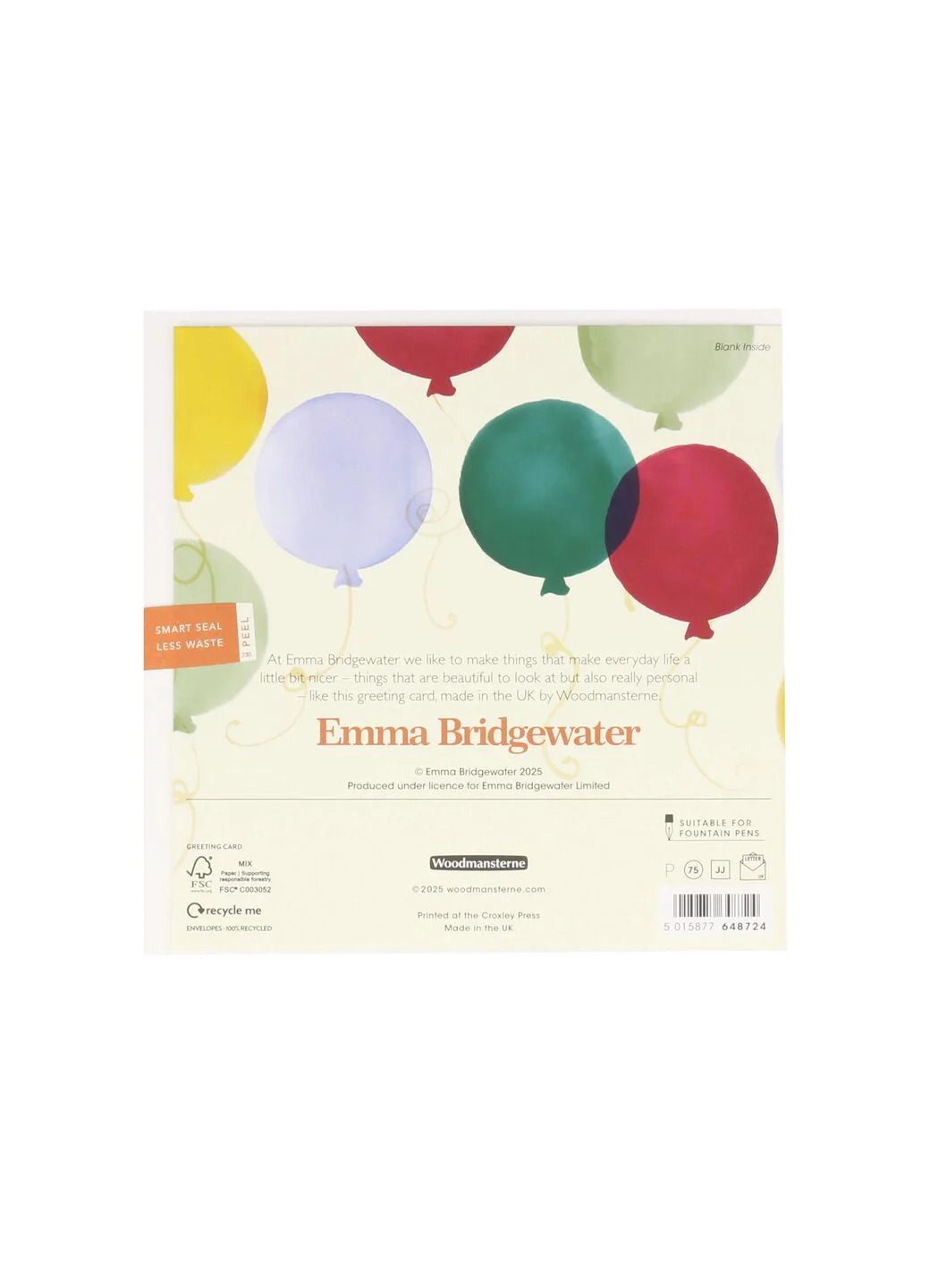 Happy Birthday Balloons Card - Image 2