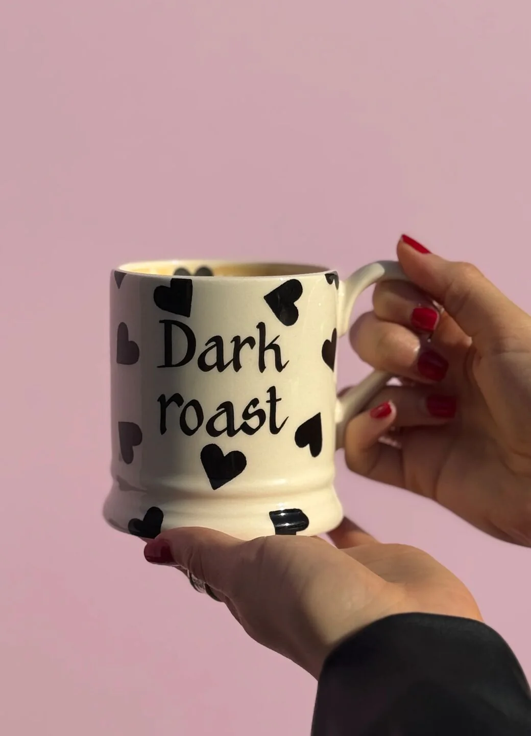 Personalised Black Hearts 1/2 Pint Mug - Image 9