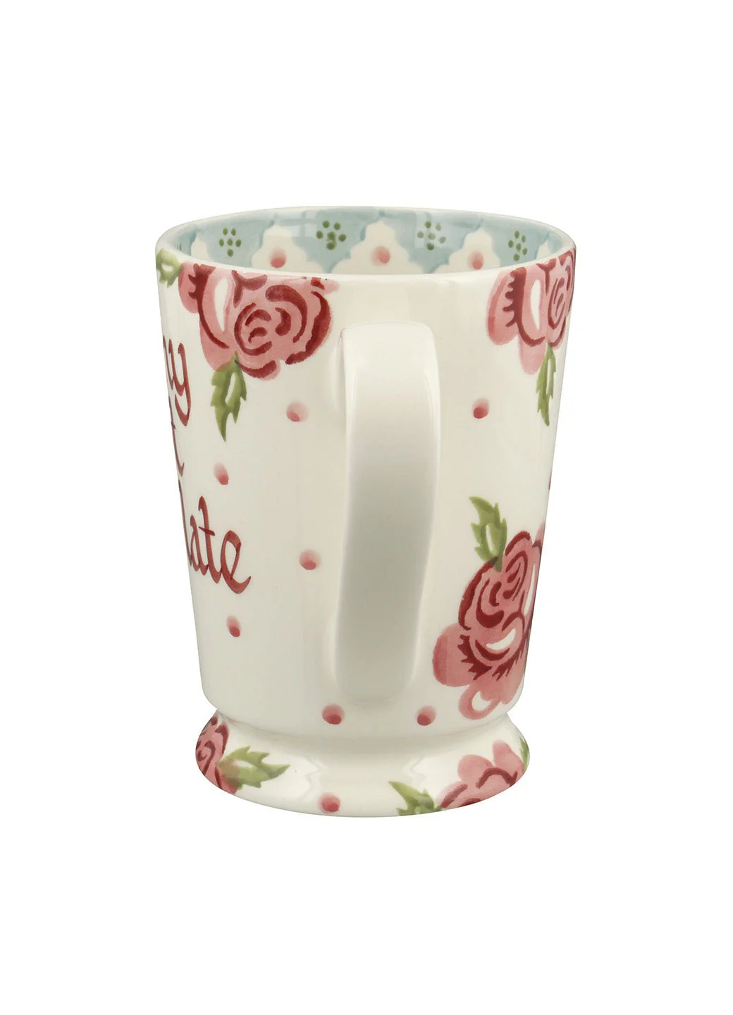 Personalised Rose & Bee Cocoa Mug - Image 2