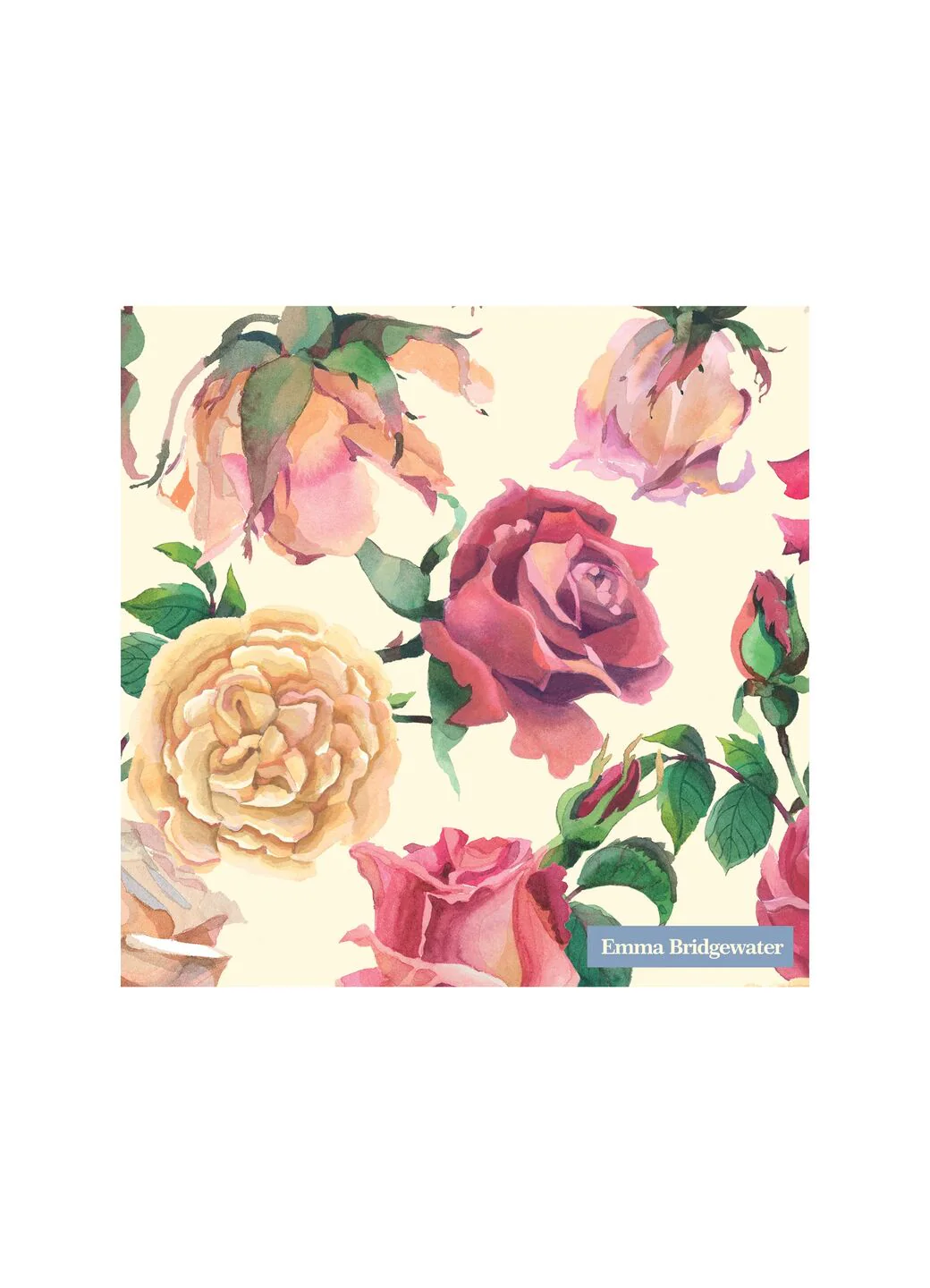 Pink Roses Lunch Napkins - Image 2
