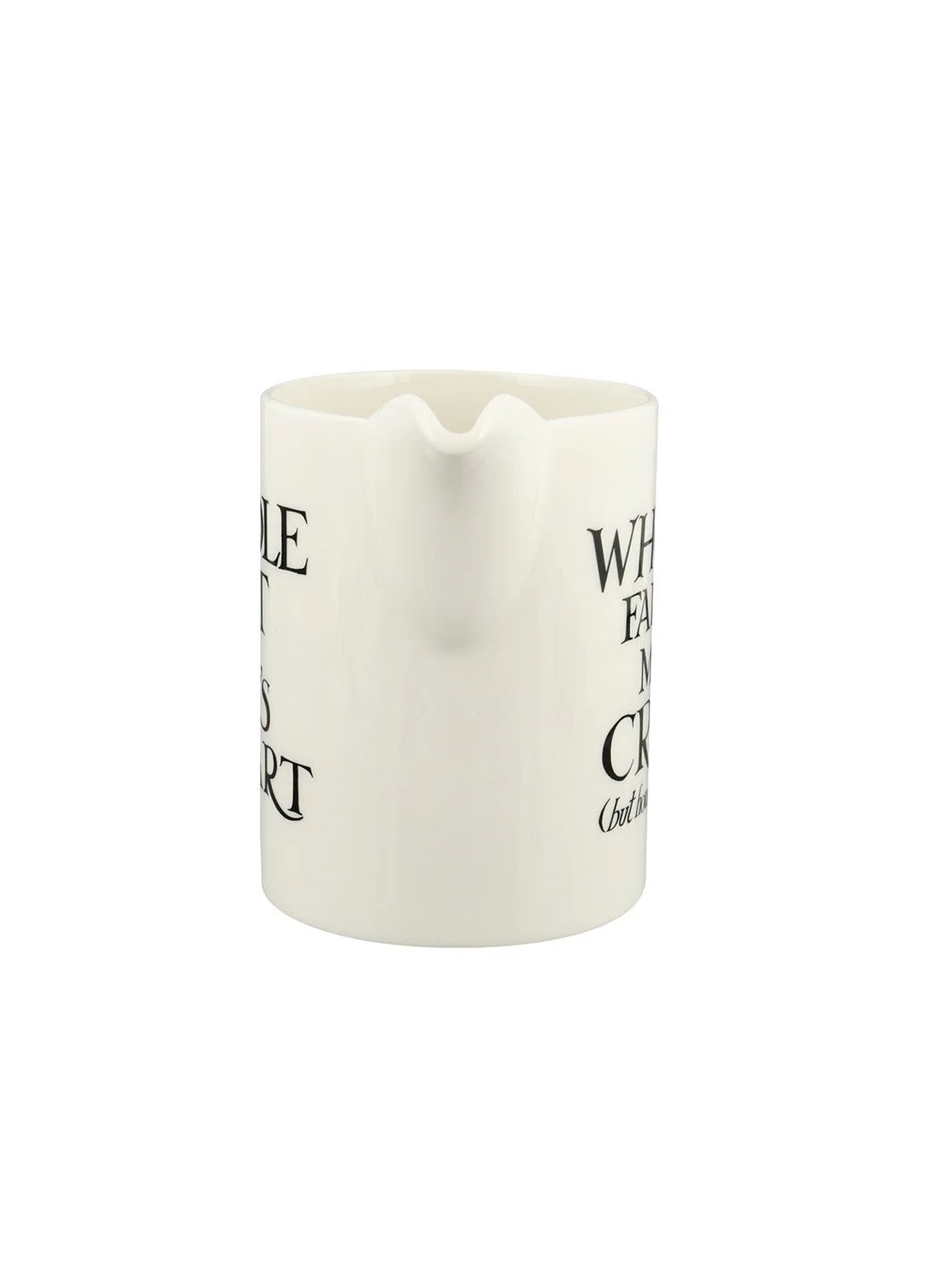 Seconds Black Toast Cream Medium Straight Jug - Image 5