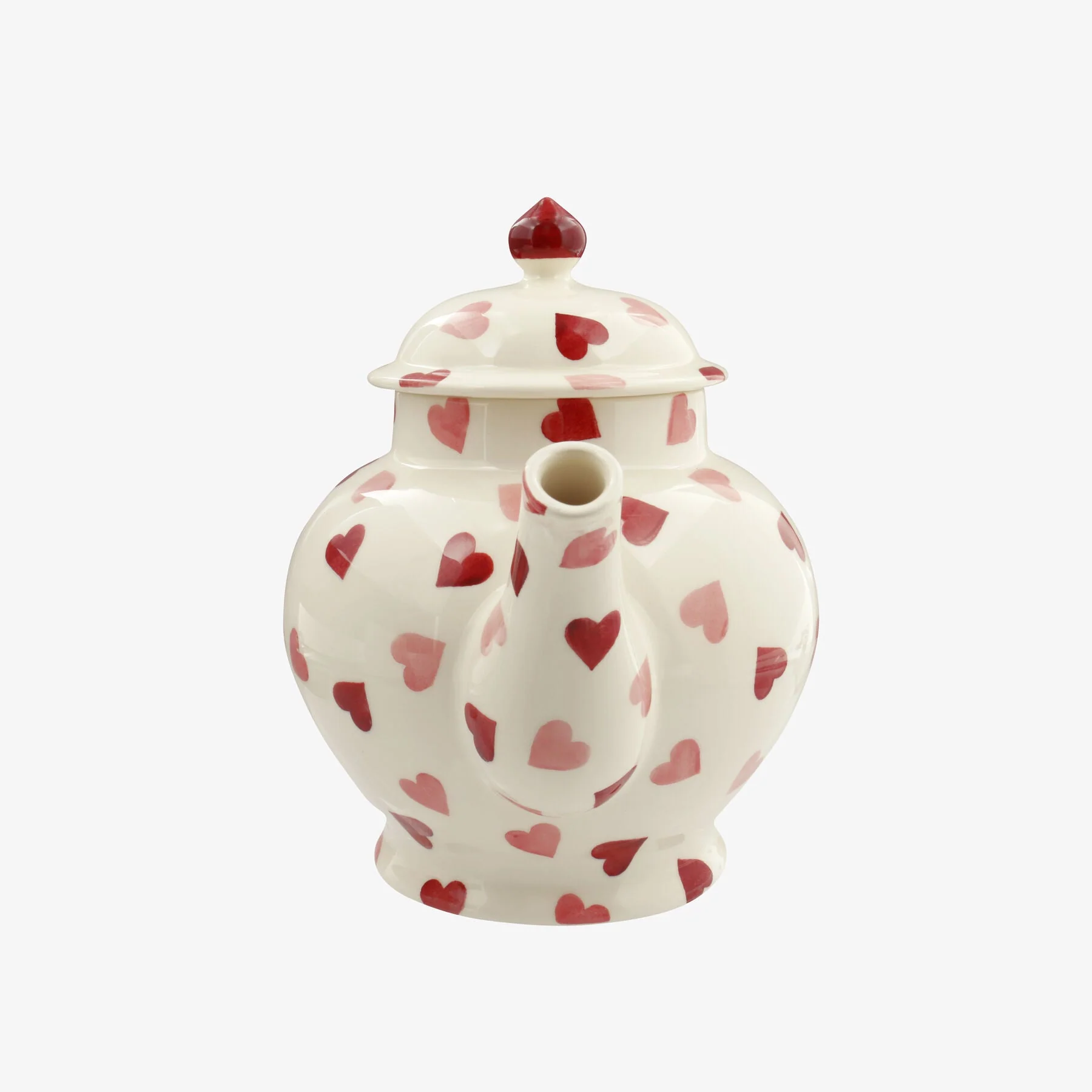 Seconds Pink Hearts 4 Mug Teapot - Image 5