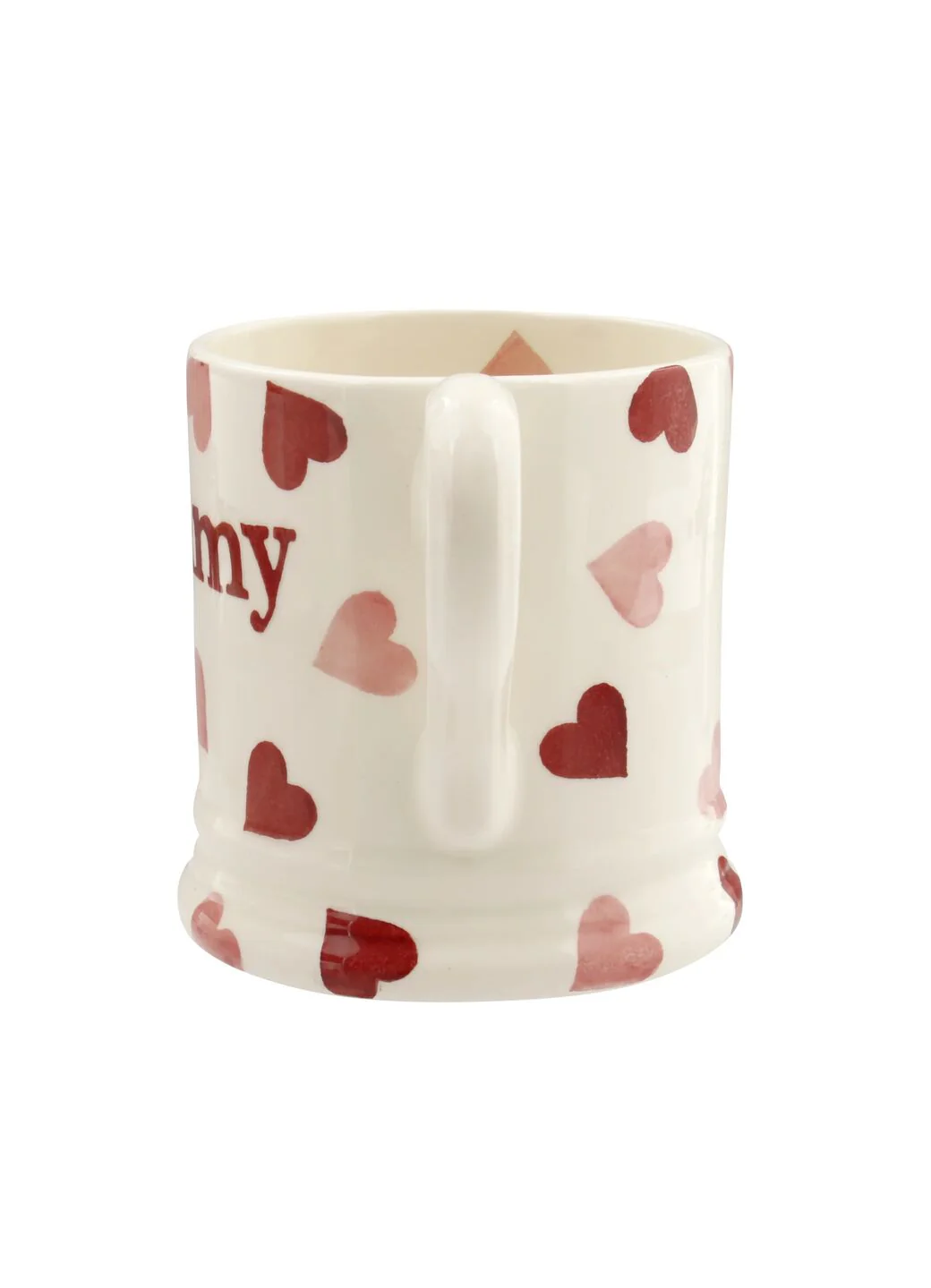 Seconds Pink Hearts Mummy 1/2 Pint Mug - Image 3